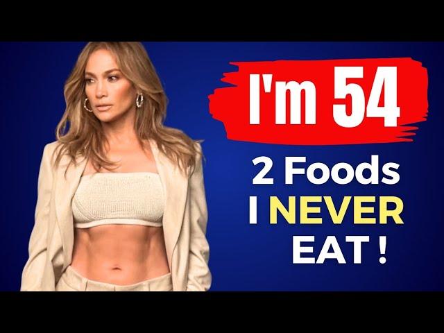 Jennifer Lopez (54) still look 25  I AVOID 2 FOODS & Don't Get Old