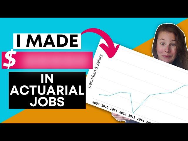 My Actuary Salary Progression (Real $ Amounts)