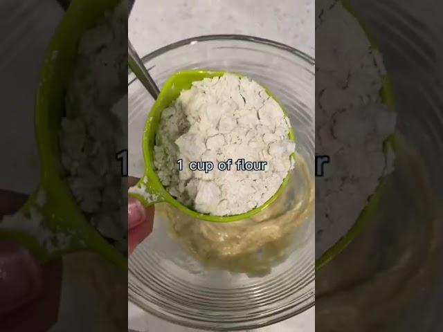 Baking cookies with 4 ingredients! 