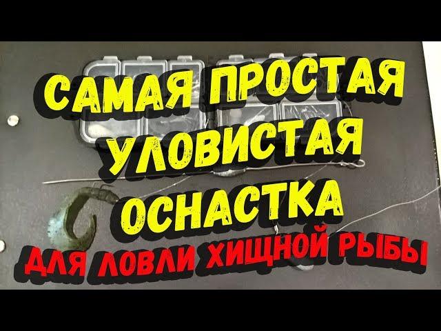 Простая и уловистая снасть для ловли хищника