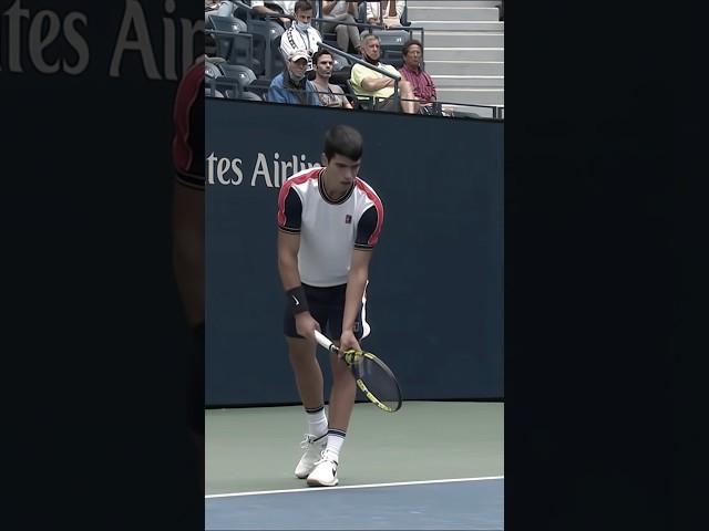 Carlos Alcaraz decided to use Rafael Nadal forehand  #alcaraz #tennis #sports