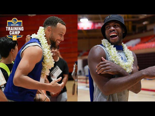 Inside the Warriors First Practice of the Season in Hawaii