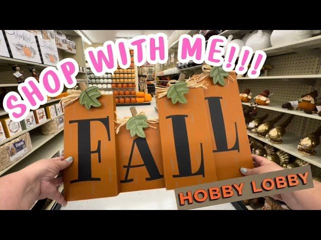 ASMR HOBBY LOBBY Shop With Me | Whispered Voiceover & Relaxing Fall Decor for Sleep