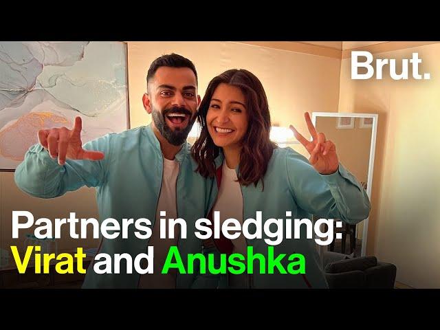 Partners in sledging: Virat and Anushka