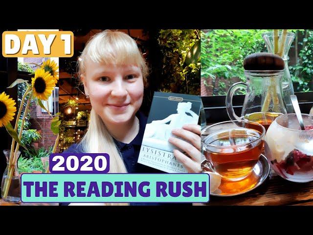 The Reading Rush 2020 Reading Vlog  Day 1 