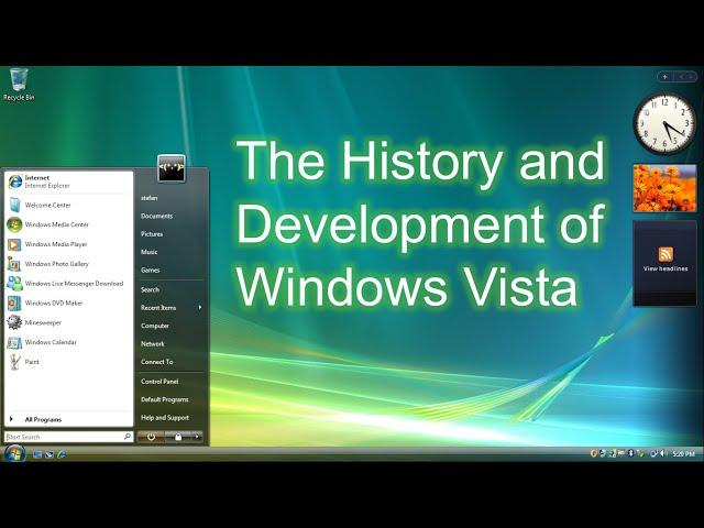 The History and Development of Windows Vista