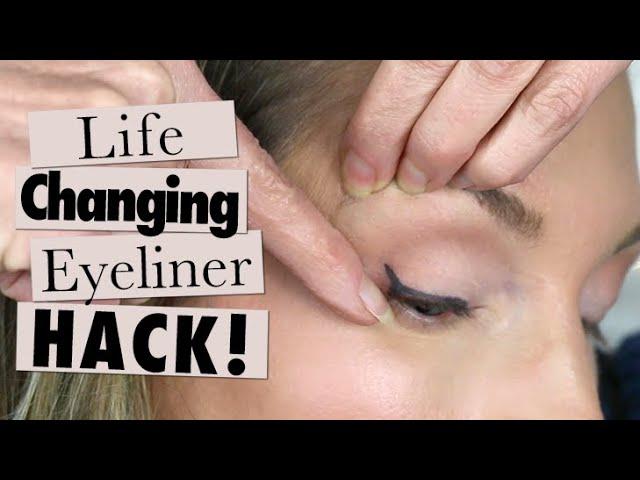 Eyeliner Tutorial for Mature Eyes! Easy UPLIFT Trick!