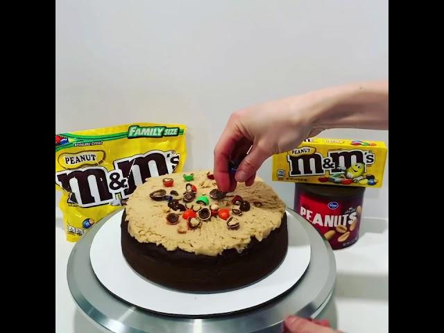 Peanut M&Ms Drip Cake