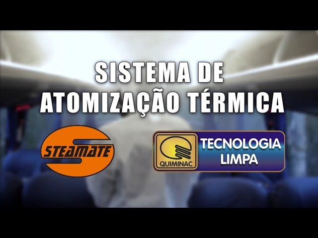 STEAMATE SAT - Desinfecção perfeita e econômica