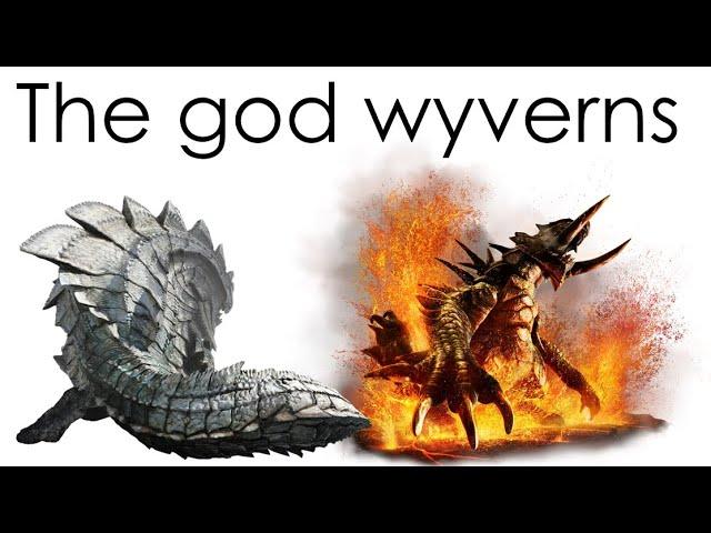 Flying wyvern ecology : Akantor and Ukanlos in Monster Hunter