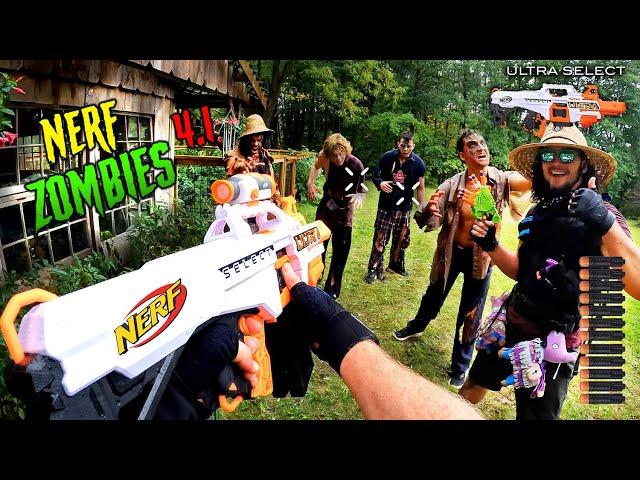 NERF meets Call of Duty ZOMBIES 4.1 | (Nerf Gun First Person Shooter!)