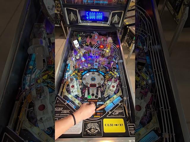 For sale/A vendre FLIPPER PINBALL MACHINE STAR NEXT GENERATION TREK BALLY WILLIAMS REVIEW CRITIQUE