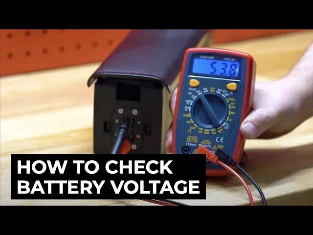 How to Check your Battery Voltage