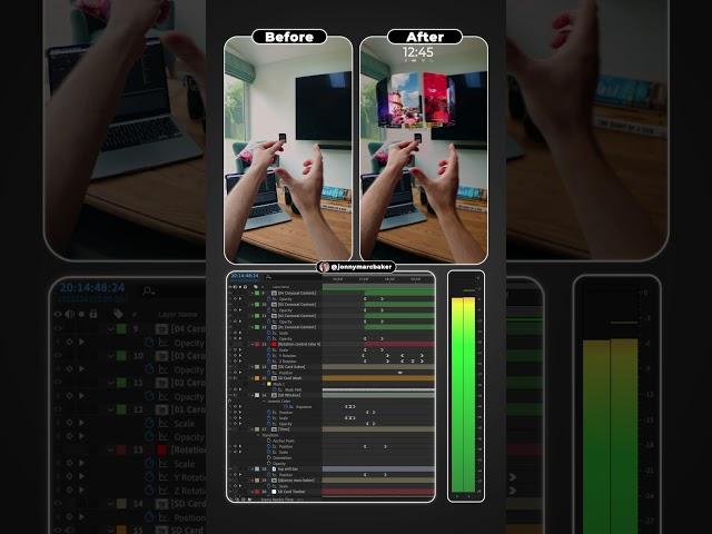 HUD futuristic SD card After Effects BTS edit #aftereffects #videoediting #btsedit