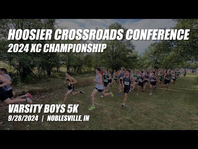 2024 Hoosier Crossroads Conference XC Championships - Boys Varsity - Sam Quagliaroli