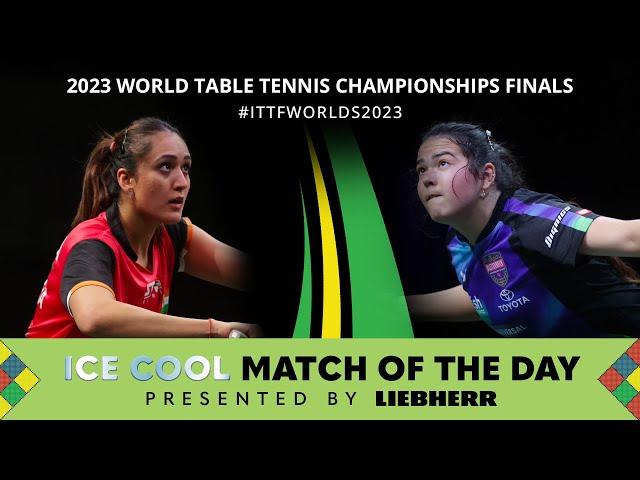 Liebherr Ice Cool Match of Day 5 | Adriana Diaz vs Manika Batra | #ITTFWorlds2023