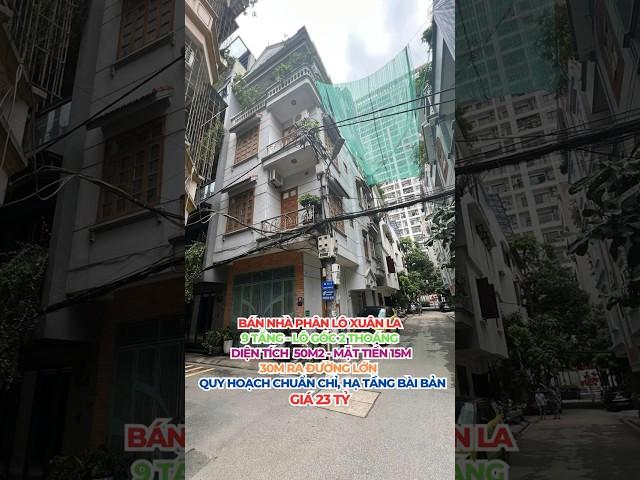 Bán nhà phân lô Xuân La 5 tầng, 50m2, 30m ra đường lớn | Trung Nhà Phố Hà Nội