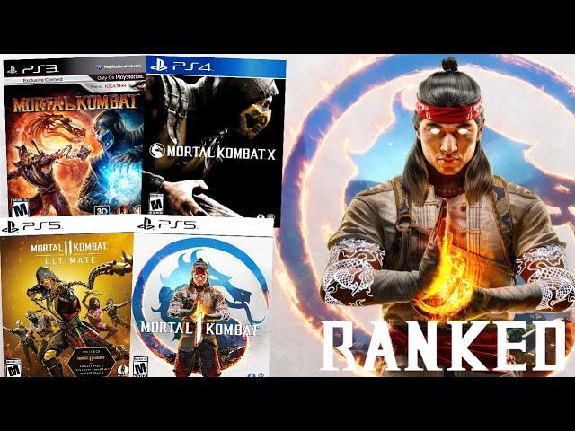 Ranking EVERY Modern Mortal Kombat Game WORST TO BEST (MK 9, MK X, MK 11, MK 1)