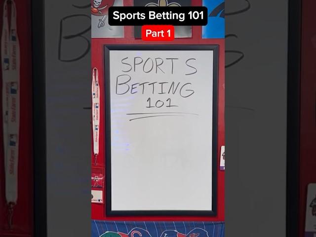 Sports Betting 101 (Pt. 1) #sportsbetting #gambling #nfl #football