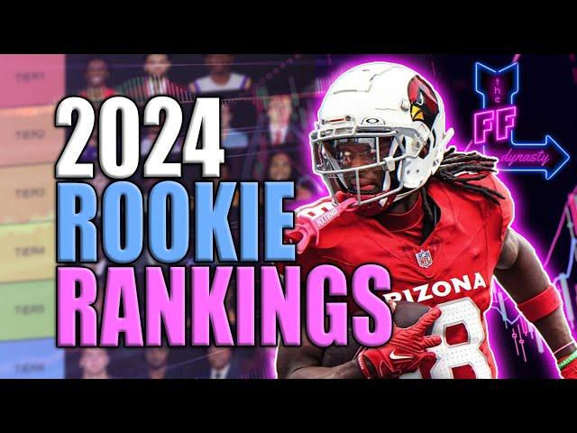 UPDATED TOP 24 DYNASTY ROOKIE RANKINGS & TIERS - Dynasty Fantasy Football