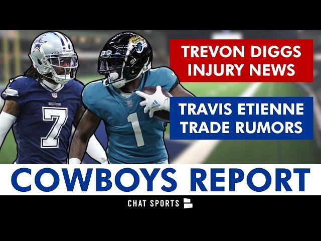 Cowboys Just Got MORE BAD News With A Trevon Diggs Injury + Cowboys Trade Rumors On Travis Etienne