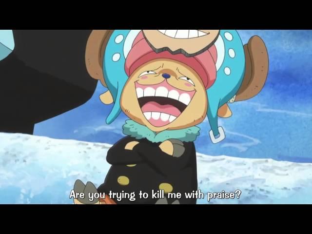 Nico Robin isn't a fan of "Franky as Chopper" (ONE PIECE Episode 591)