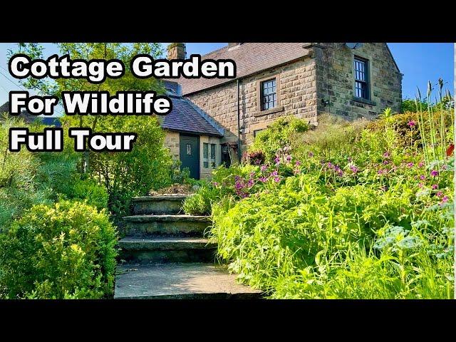 Beautiful English COTTAGE GARDEN TOUR - Derbyshire