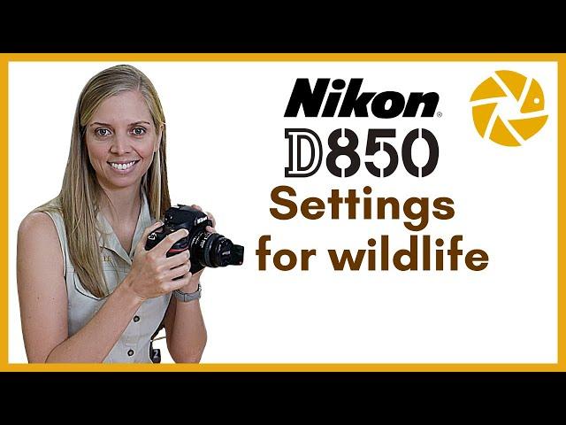 Nikon D850 settings for wildlife photography