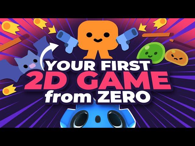 Your First 2D GAME From Zero with GODOT 4!  **Vampire Survivor Style**