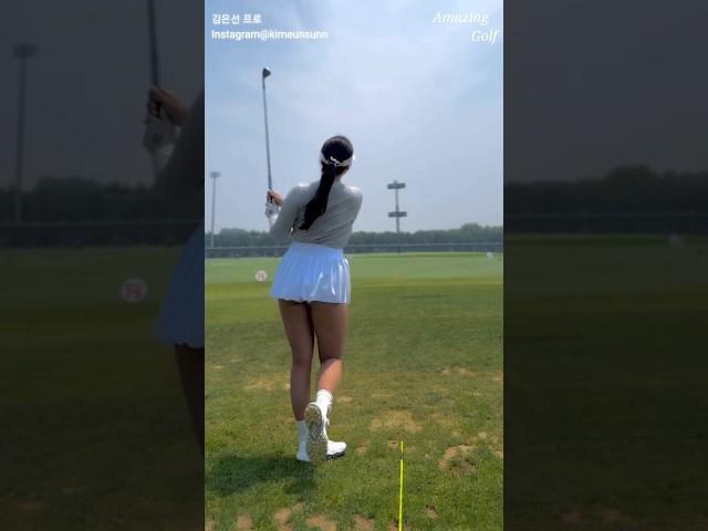 아름다움 그자체KLPGA 여신 김은선 프로의 인생 아이언샷 Instagram@kimeunsunn