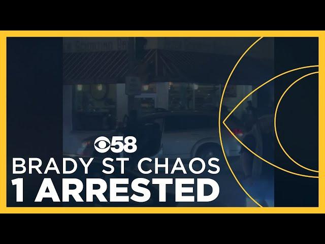 Milwaukee police: 1 arrested after chaotic night on Brady Street