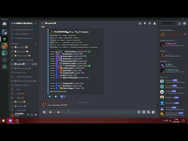 sıfırdan owo money kasıyorum final :(