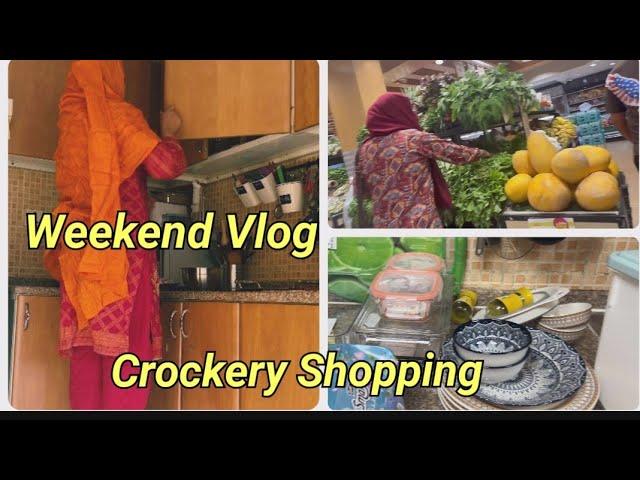 Shopping from Dubai's 1 to 10 Store | Weekend Vlog | Tea party | Weekly grocery shopping in Dubai