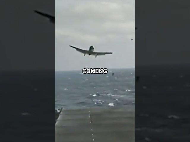 Enemy Pilot Lands on US Aircraft Carrier