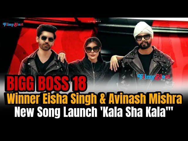 "BIGG BOSS 18 Winner Eisha Singh & Avinash Mishra Launch Ramji Gulati's New Song 'Kala Sha Kala'"