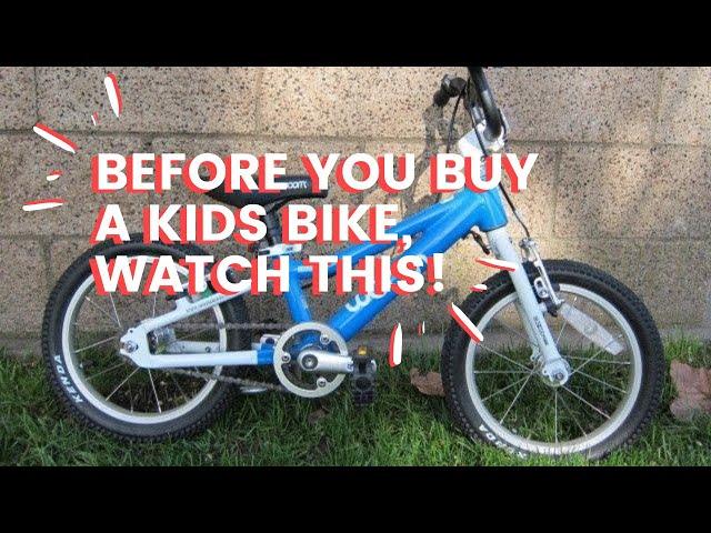 Before You Buy A Kids Bike, Watch This