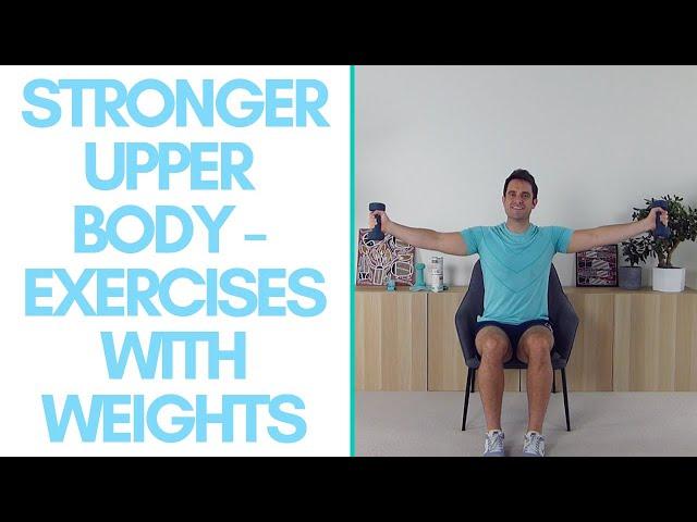 Upper Body Workout With Weights For Seniors - Intermediate | More Life Health