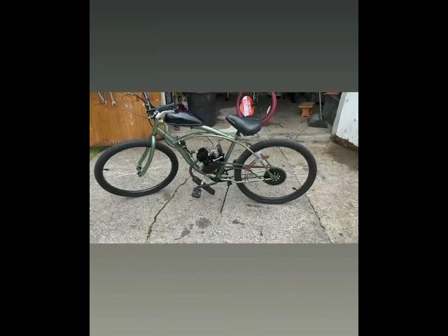 26 inch beach cruiser with 80 cc motor