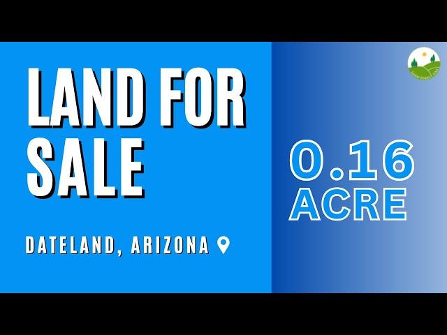 0.16  acre land for sale in Dateland, Arizona [539-59-641]