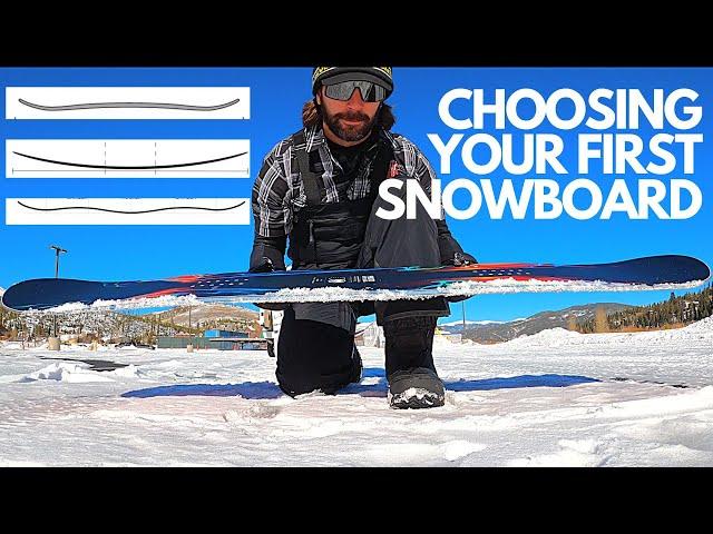 CHOOSING YOUR FIRST SNOWBOARD