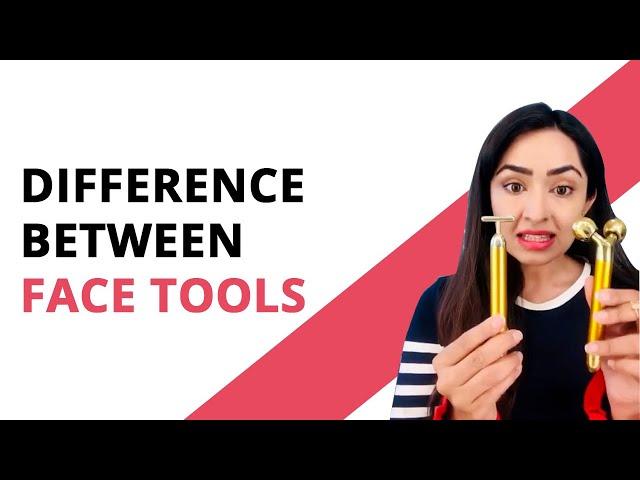 Difference between face tools 24k Face Massager, HOB Sculptor & 3D Face Massager