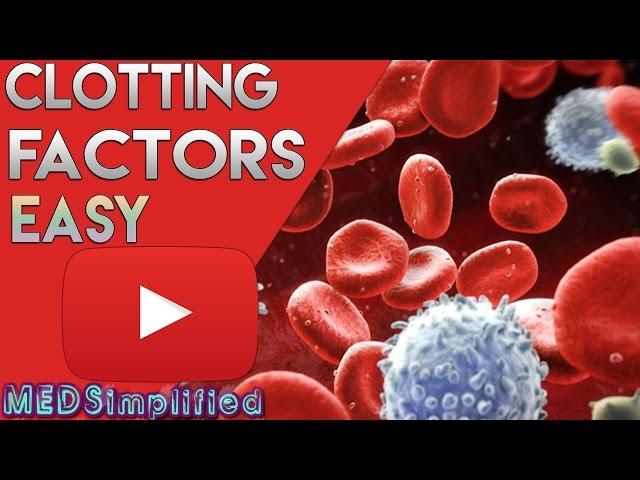 Clotting Factors  - Coagulation Cascade