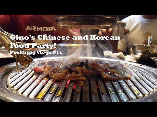 Chinese and Korean Food Party! | Porkupig Vlogs #11