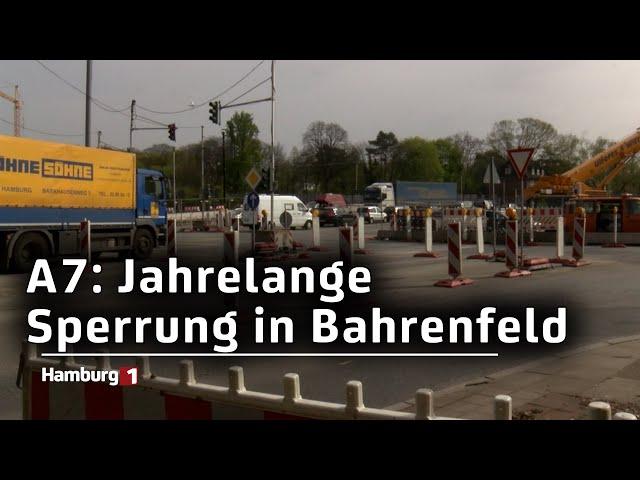 A7: Bau des Lärmschutztunnels macht Auffahrt für die nächsten Jahre dicht!