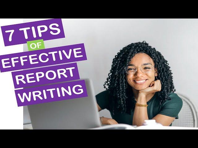 report writing format 7 tips and how to write an effective report