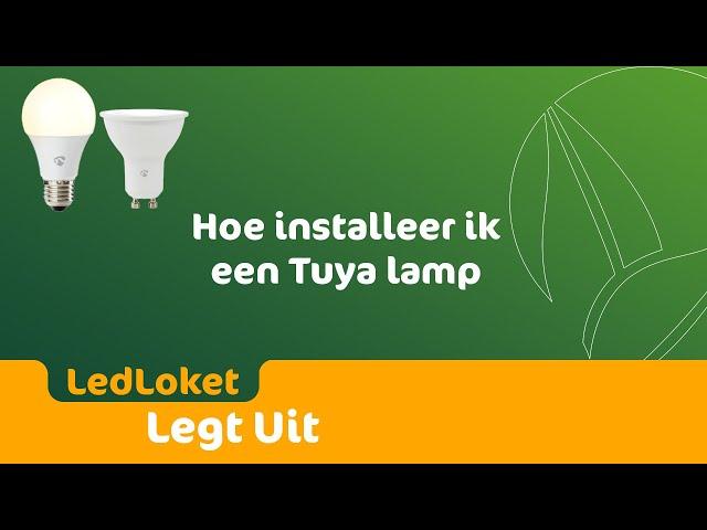 Hoe installeer ik een TUYA lamp? | LedLoket legt uit