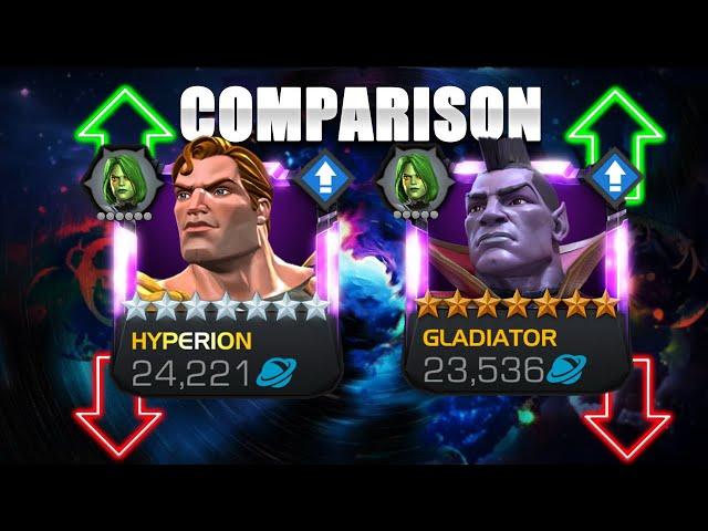 MCOC Gladiator vs Hyperion - Marvel Contest of Champions 7STAR