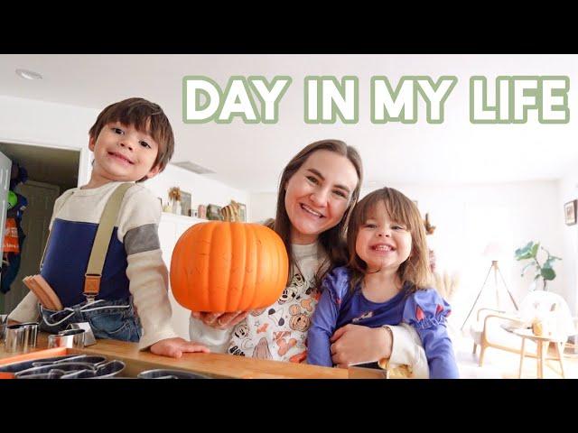 Pumpkin Carving, Book Release Day, Toddler Shopping Hacks | Day in my Life