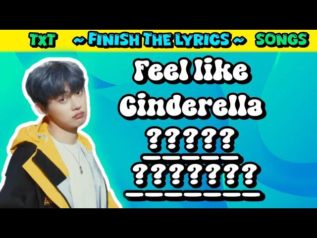 TXT FINISH THE LYRICS | MOA QUIZ | TXT GAME | KPOP GAME | KPOP FINISH THE LYRICS