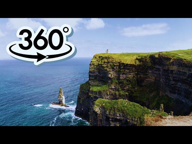 360° VR Cliffs of Moher | Explore Ireland in 8K